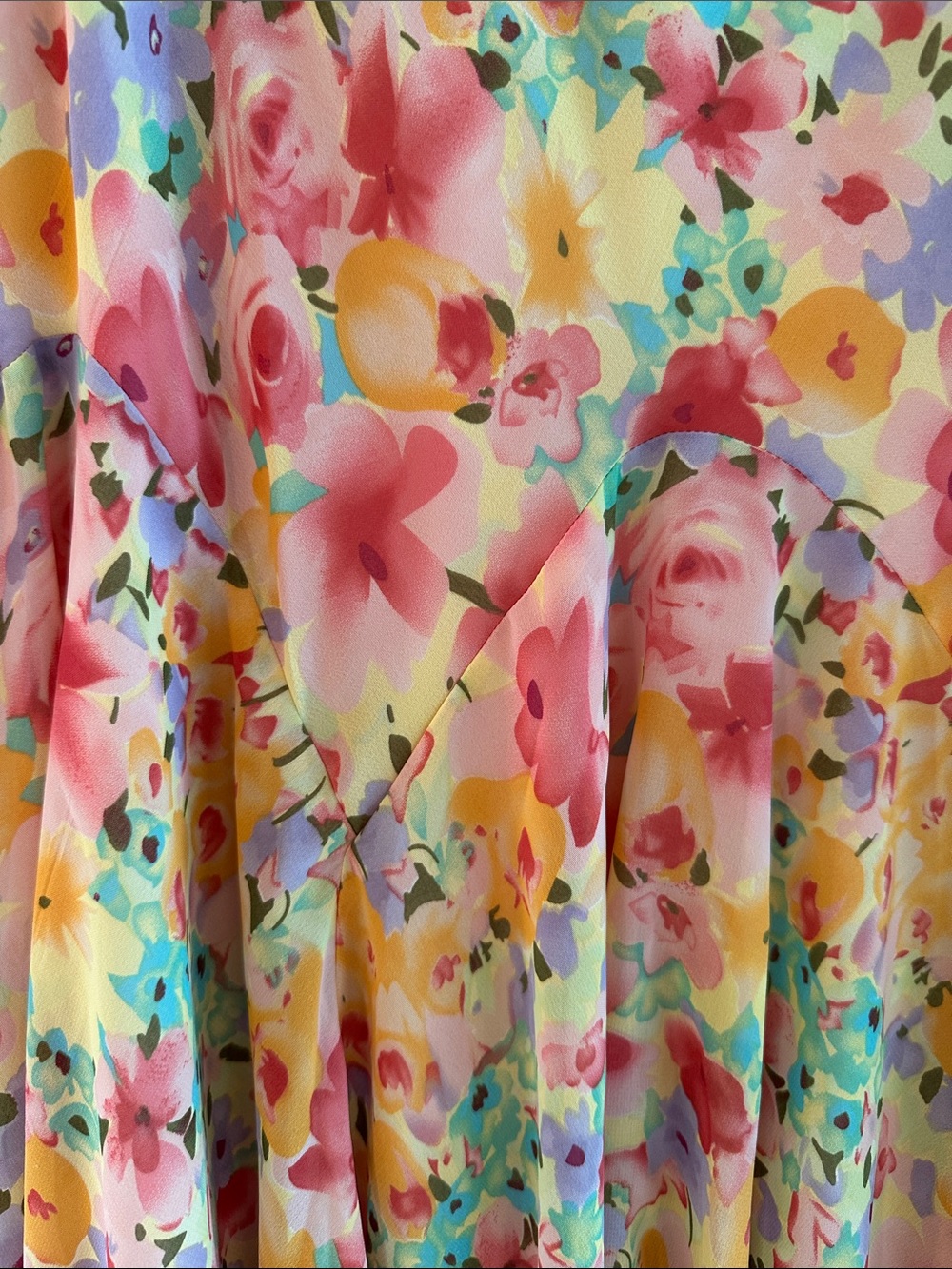 Floral A-Line Midi Skirt - Multicolor - Picture 4 of 8